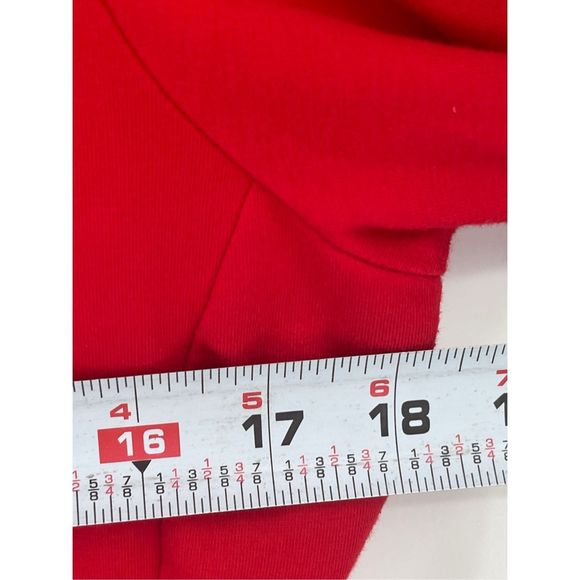 Major League Boston Red Sox Top Women Size Medium Full Zip Red Blue Baseball - Picture 10 of 14